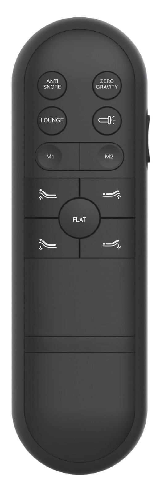 MLily MS 200 wireless remote control — head/foot independent buttons, pre-set positions, memory settings, massage